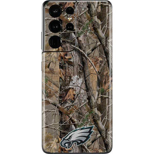 NFL Philadelphia Eagles Realtree AP Camo Galaxy S21 Ultra 5G Skin