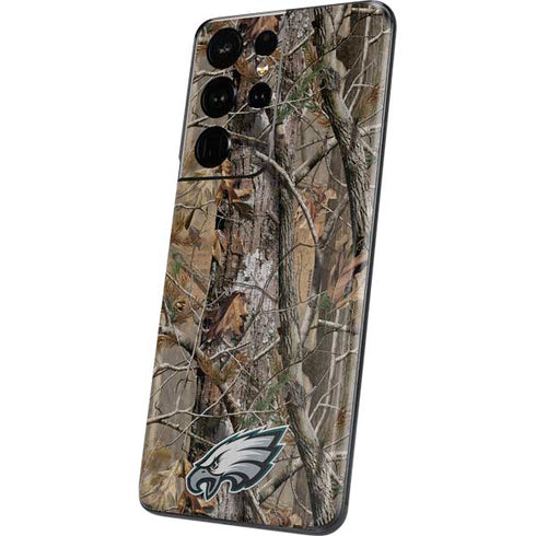 NFL Philadelphia Eagles Realtree AP Camo Galaxy S21 Ultra 5G Skin