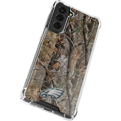 NFL Philadelphia Eagles Realtree AP Camo Galaxy S22 Plus Clear Case