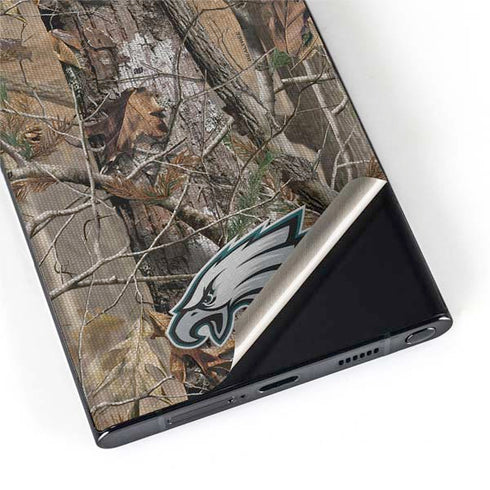 NFL Philadelphia Eagles Realtree AP Camo Galaxy S22 Ultra Skin