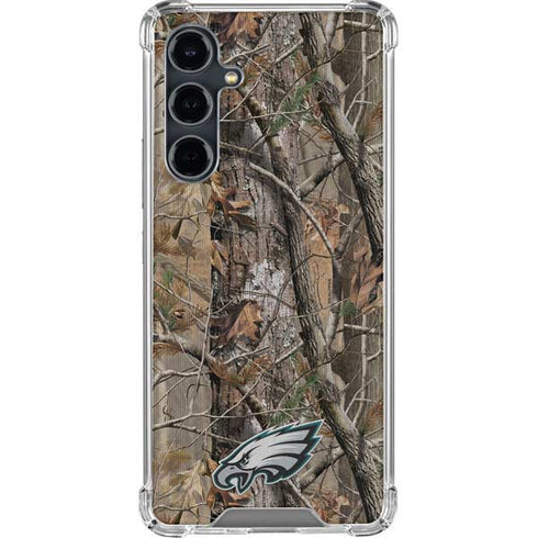 NFL Philadelphia Eagles Realtree AP Camo Galaxy S23 FE Clear Case