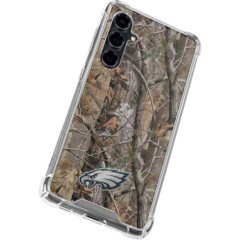NFL Philadelphia Eagles Realtree AP Camo Galaxy S23 FE Clear Case