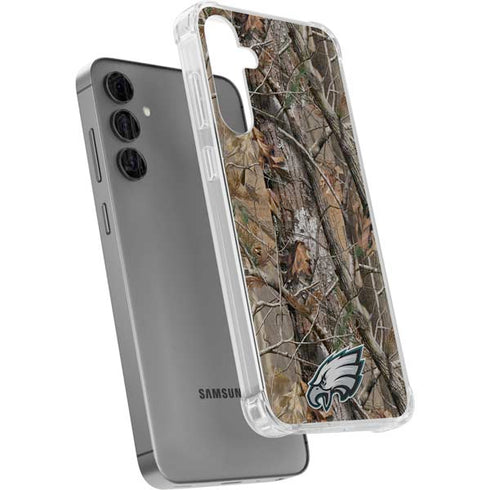 NFL Philadelphia Eagles Realtree AP Camo Galaxy S24 Plus Clear Case