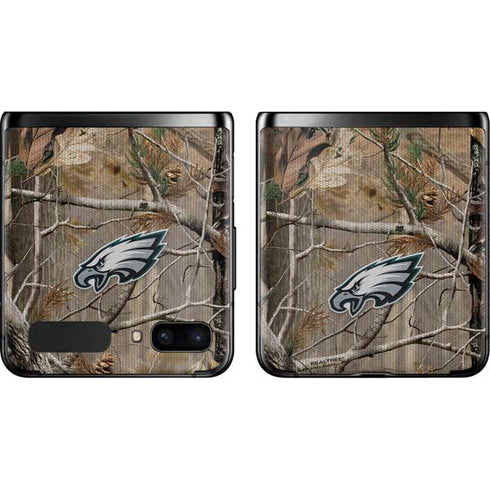 NFL Philadelphia Eagles Realtree AP Camo Galaxy Z Flip Skin