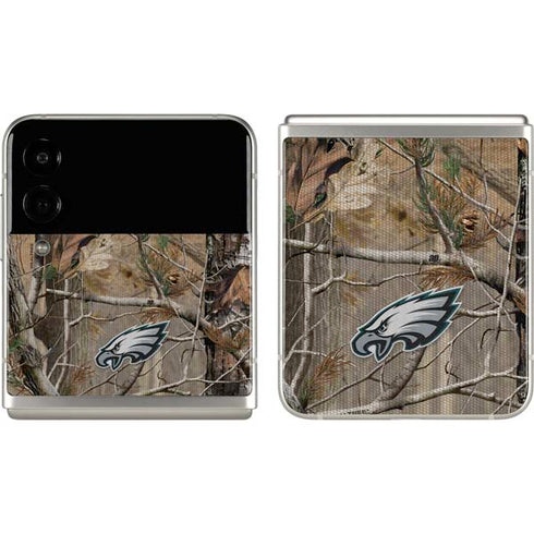 NFL Philadelphia Eagles Realtree AP Camo Galaxy Z Flip3 5G Skin