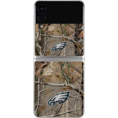 NFL Philadelphia Eagles Realtree AP Camo Galaxy Z Flip3 5G Skin