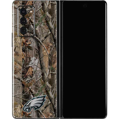 NFL Philadelphia Eagles Realtree AP Camo Galaxy Z Fold2 5G Skin