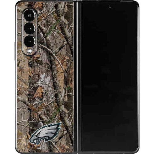 NFL Philadelphia Eagles Realtree AP Camo Galaxy Z Fold3 5G Skin