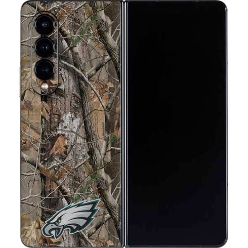 NFL Philadelphia Eagles Realtree AP Camo Galaxy Z Fold4 5G Skin