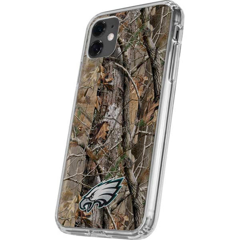 NFL Philadelphia Eagles Realtree AP Camo iPhone 11 Clear Case
