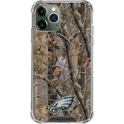 NFL Philadelphia Eagles Realtree AP Camo iPhone 11 Pro Max Clear Case