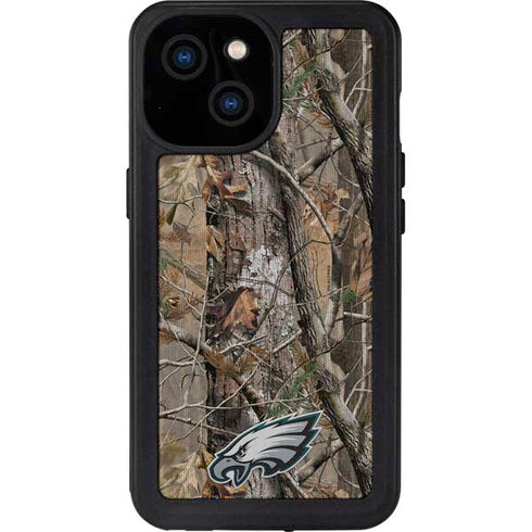 NFL Philadelphia Eagles Realtree AP Camo iPhone 13 Mini Waterproof Case