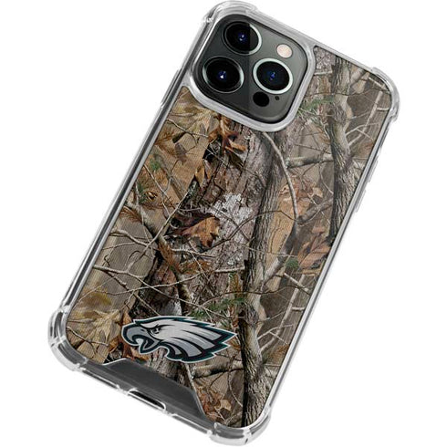 NFL Philadelphia Eagles Realtree AP Camo iPhone 13 Pro Clear Case