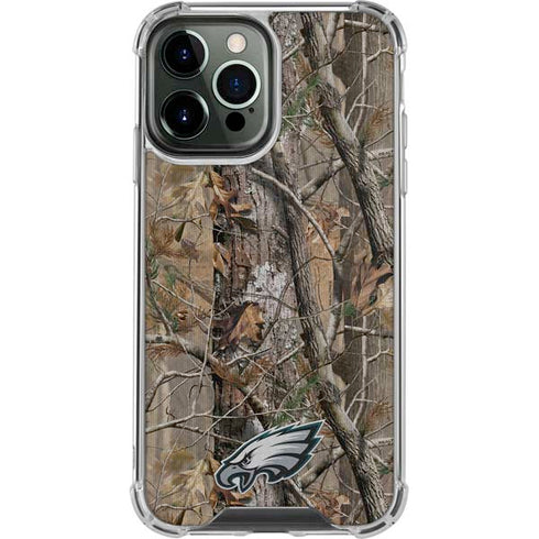 NFL Philadelphia Eagles Realtree AP Camo iPhone 13 Pro Max Clear Case