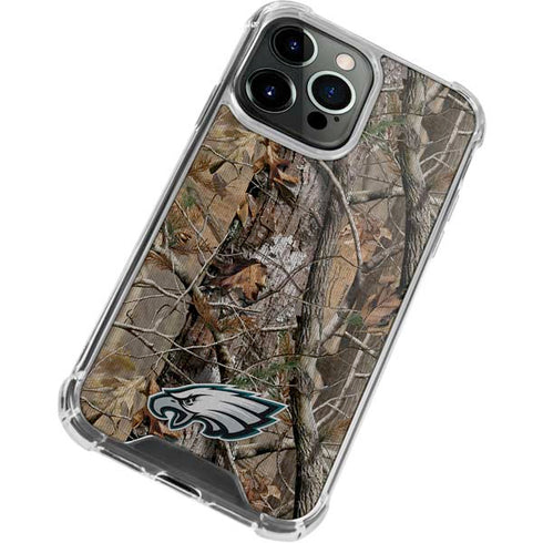 NFL Philadelphia Eagles Realtree AP Camo iPhone 14 Pro Max Clear Case