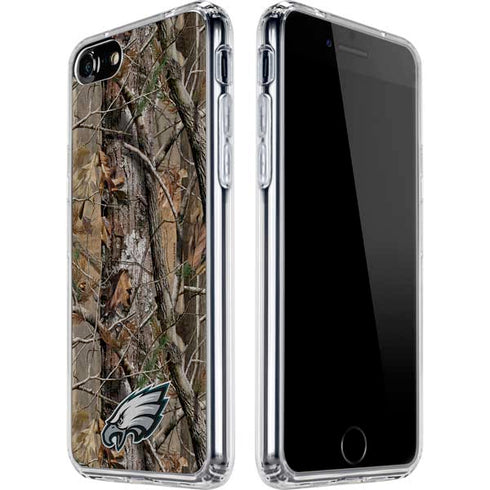 NFL Philadelphia Eagles Realtree AP Camo iPhone SE (2nd & 3rd Gen) Clear Case