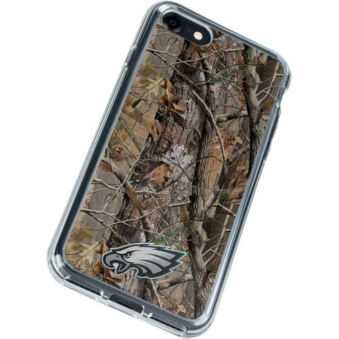 NFL Philadelphia Eagles Realtree AP Camo iPhone SE (2nd & 3rd Gen) Clear Case