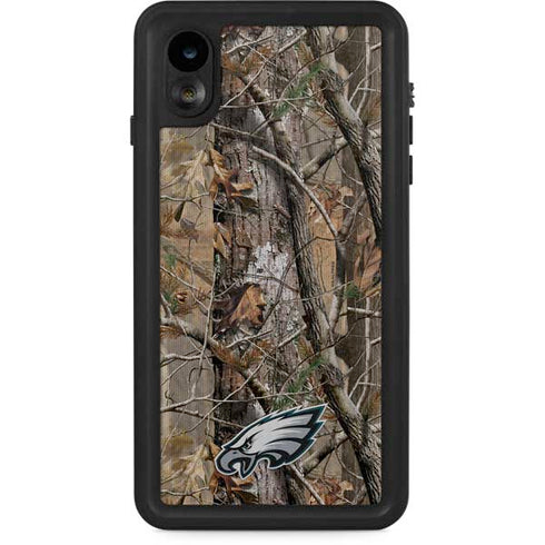 NFL Philadelphia Eagles Realtree AP Camo iPhone XR Waterproof Case
