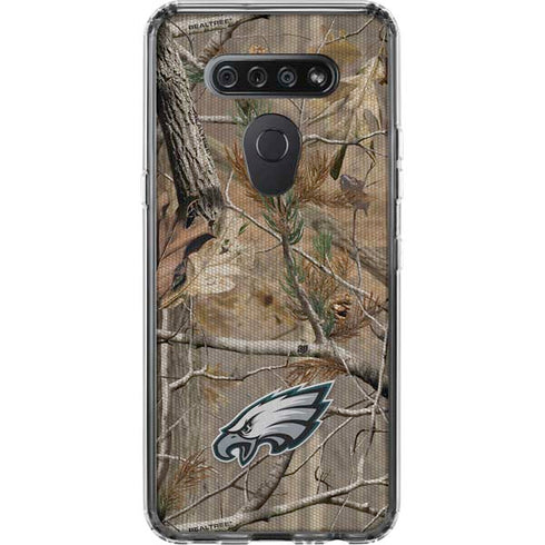 NFL Philadelphia Eagles Realtree AP Camo LG K51/Q51 Clear Case