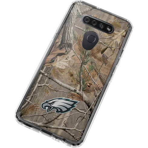 NFL Philadelphia Eagles Realtree AP Camo LG K51/Q51 Clear Case