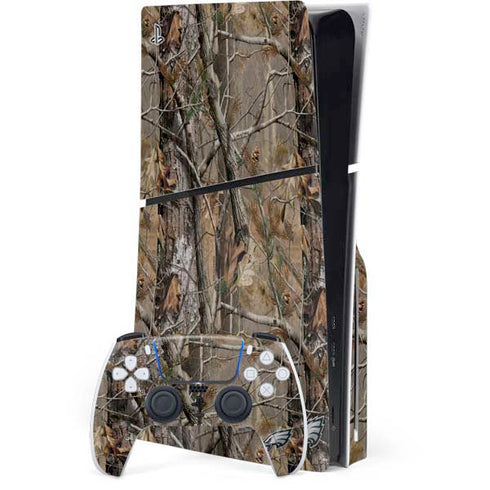 NFL Philadelphia Eagles Realtree AP Camo PS5 Slim Disk Bundle Skin