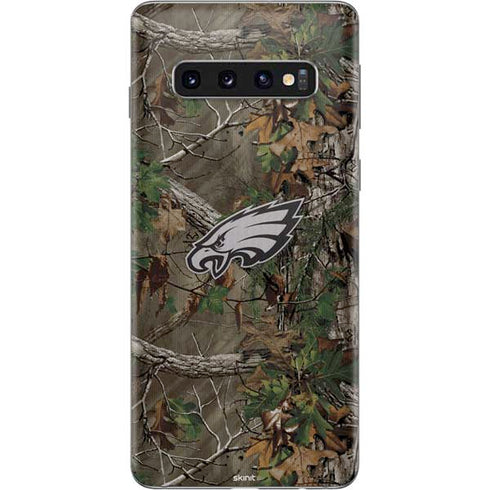 NFL Philadelphia Eagles Realtree Xtra Green Camo Galaxy S10 Skin