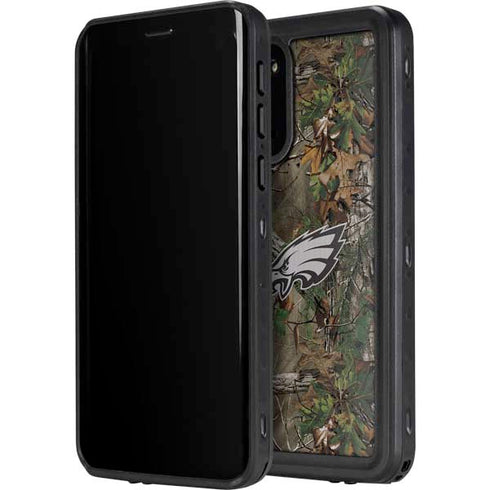 NFL Philadelphia Eagles Realtree Xtra Green Camo Galaxy S20 Plus Waterproof Case
