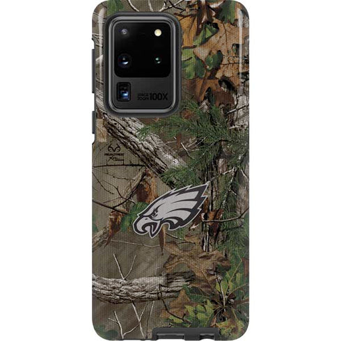 NFL Philadelphia Eagles Realtree Xtra Green Camo Galaxy S20 Ultra 5G Pro Case