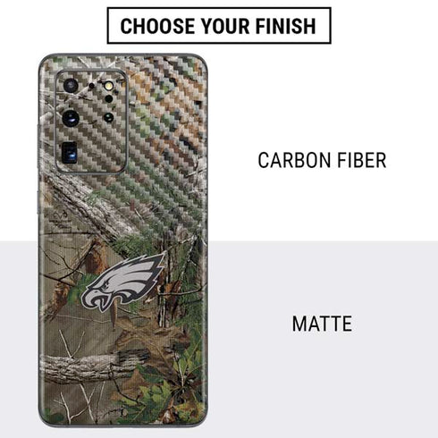 NFL Philadelphia Eagles Realtree Xtra Green Camo Galaxy S20 Ultra 5G Skin