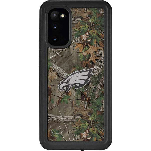 NFL Philadelphia Eagles Realtree Xtra Green Camo Galaxy S20 Waterproof Case