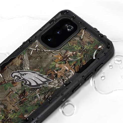 NFL Philadelphia Eagles Realtree Xtra Green Camo Galaxy S20 Waterproof Case