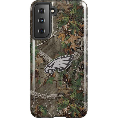 NFL Philadelphia Eagles Realtree Xtra Green Camo Galaxy S21 5G Pro Case