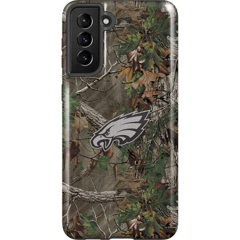 NFL Philadelphia Eagles Realtree Xtra Green Camo Galaxy S21 Plus 5G Pro Case