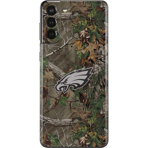 NFL Philadelphia Eagles Realtree Xtra Green Camo Galaxy S21 Plus 5G Skin