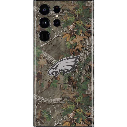 NFL Philadelphia Eagles Realtree Xtra Green Camo Galaxy S22 Ultra Skin
