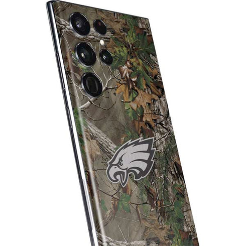 NFL Philadelphia Eagles Realtree Xtra Green Camo Galaxy S22 Ultra Skin