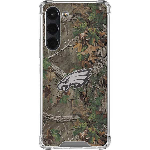 NFL Philadelphia Eagles Realtree Xtra Green Camo Galaxy S23 Plus Clear Case