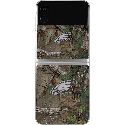 NFL Philadelphia Eagles Realtree Xtra Green Camo Galaxy Z Flip3 5G Skin