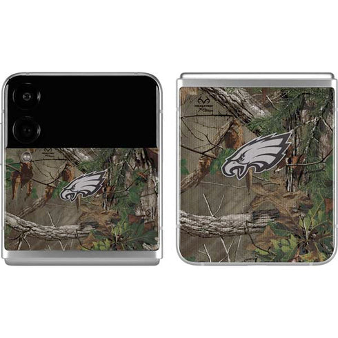 NFL Philadelphia Eagles Realtree Xtra Green Camo Galaxy Z Flip4 5G Skin
