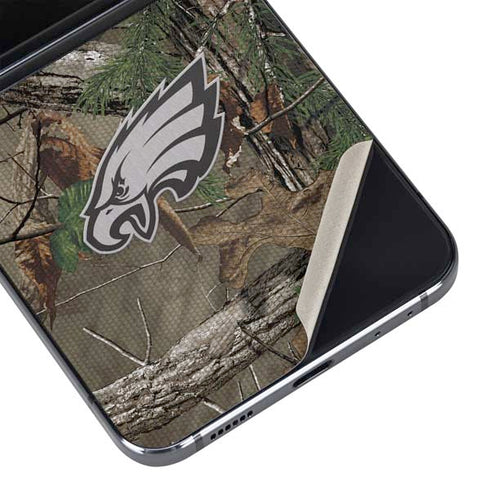 NFL Philadelphia Eagles Realtree Xtra Green Camo Galaxy Z Flip5 5G Skin