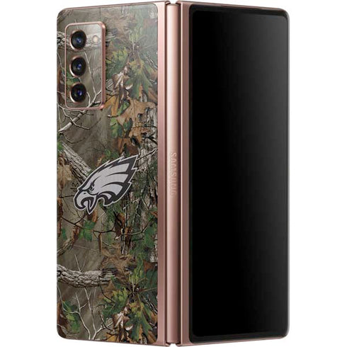 NFL Philadelphia Eagles Realtree Xtra Green Camo Galaxy Z Fold2 5G Skin