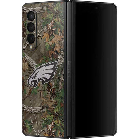 NFL Philadelphia Eagles Realtree Xtra Green Camo Galaxy Z Fold3 5G Skin