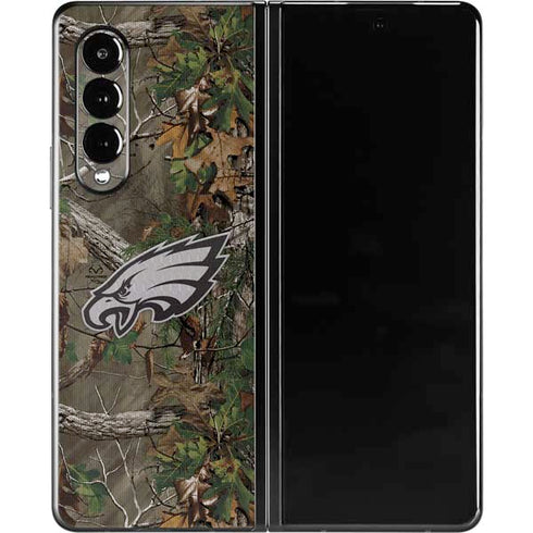 NFL Philadelphia Eagles Realtree Xtra Green Camo Galaxy Z Fold3 5G Skin