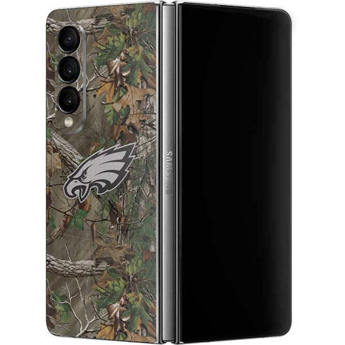NFL Philadelphia Eagles Realtree Xtra Green Camo Galaxy Z Fold4 5G Skin
