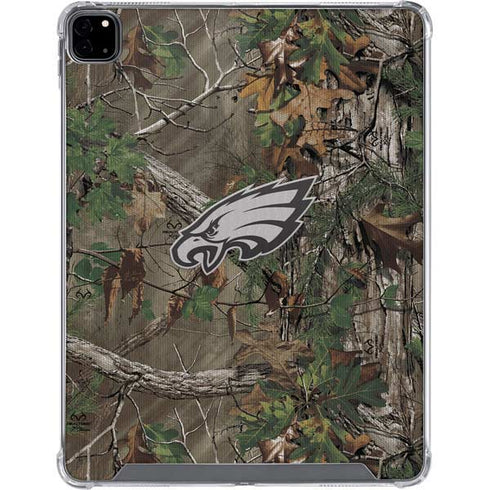 NFL Philadelphia Eagles Realtree Xtra Green Camo iPad Pro 12.9in (2020) Clear Case