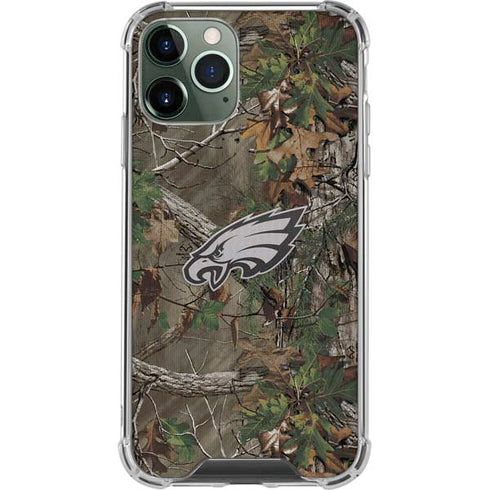 NFL Philadelphia Eagles Realtree Xtra Green Camo iPhone 11 Pro Max Clear Case