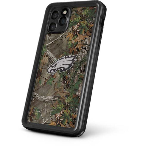 NFL Philadelphia Eagles Realtree Xtra Green Camo iPhone 11 Pro Waterproof Case