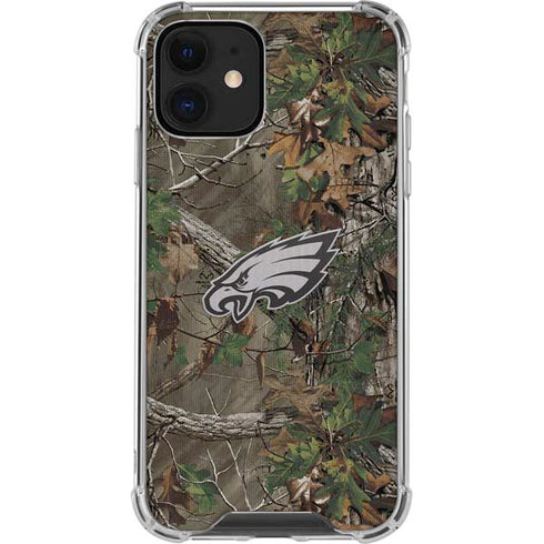 NFL Philadelphia Eagles Realtree Xtra Green Camo iPhone 12 Mini Clear Case