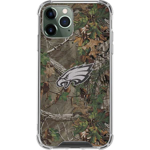 NFL Philadelphia Eagles Realtree Xtra Green Camo iPhone 12 Pro Max Clear Case