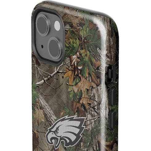 NFL Philadelphia Eagles Realtree Xtra Green Camo iPhone 15 Plus Impact Case